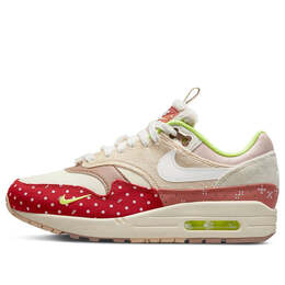 Кроссовки air max 1 prm 'woman's best friend' Nike, хаки dr2553-111 | khaki/white/red/fluorescent green
