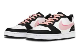 Кроссовки Nike Court Borough Skateboarding Shoes Women's Low-top White, цвет Peach bq5448-115(team351-英文涂鸦) | peach