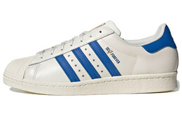Кроссовки Adidas Superstar 80s Skateboarding Shoes Unisex Low-top Beige/Blue, бежевый/синий if6292 | beige/blue