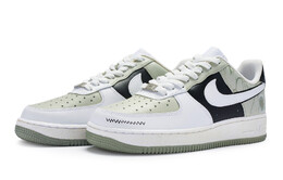 Кроссовки Nike Air Force 1 Skateboard Shoes Women's Low-Top White dh2920-111(team80-女款神经元黑白绿)