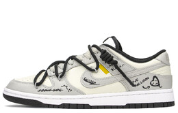 Кроссовки Nike Dunk Skateboard Shoes Unisex Low-Top Black/Gray dd1391-100(teama-涂鸦心情)