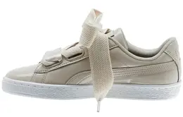 Кроссовки Puma Basket Heart Patent 'Silver Grey' Women's 363073-22