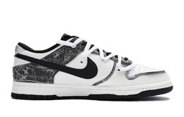 Кроссовки Nike Dunk Skateboard Shoes Women's Low-Top Black White cw1590-100(team80-女款魂断蓝桥)