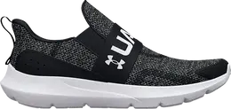 Кроссовки Under Armour Surge 3 Slip PS Black White, черный 3026529 001 | black