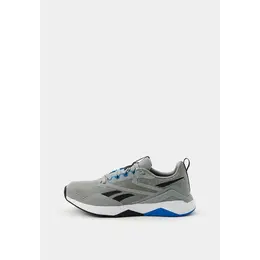 Кроссовки Reebok Nanoflex TR 2, полнота F, размер 9,5 US, серый/черный/голубой 103768837923