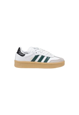 Кроссовки Adidas Samba мужские, белый/зеленый 99522 | white