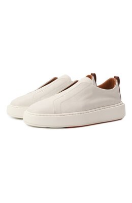 Кожаные кеды Santoni wbcg61323bartllk