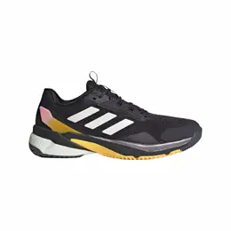 Кроссовки Adidas Crazyflight 5 Training Shoes Men Low-top Black/Metallic White/Yellow/Pink, черный/белый/желтый/розовый ig1734 | black/metallic white/yellow/pink
