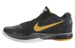 Кроссовки Nike Zoom Kobe 6 Basketball, черный/темно-желтый 429659-002