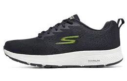 Кроссовки Go Run Consistent для бега мужские с низким верхом, черные/зеленые Skechers 220375-nvlm