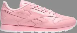 Кроссовки opening ceremony x classic leather 'pink glow' Reebok, розовый cn5706 | pink