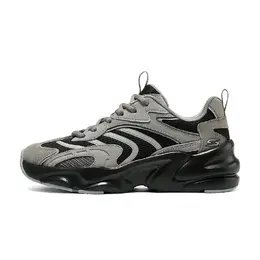 Кроссовки женские DLITES с низким верхом серые/черные Skechers 117369-gybk | black