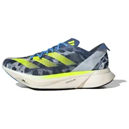 Кроссовки Adidas Adizero Adios Pro 3 White/Lemon/Blue, красный ig6441 | white/blue/yellow/red
