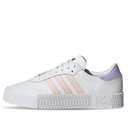 Кроссовки sambarose Adidas, белый fx8103 | white/pink/purple