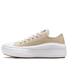 Кроссовки chuck taylor all star move ox 'beige white' Converse, бежевый a07580c | beige/white
