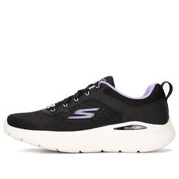 Кроссовки go run lite 'black purple' Skechers, белый 129423-bkpr | white/black/purple