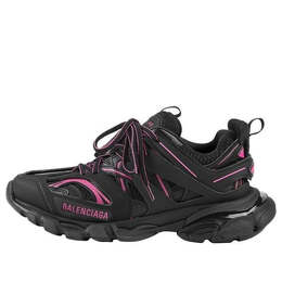 Кроссовки track sneaker 'black neon pink' Balenciaga, черный 542436w3ac21055 | black/pink