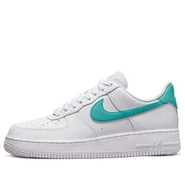 Кроссовки air force 1 '07 'white washed teal' Nike, белый dd8959-101 | white/green