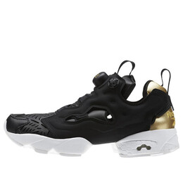 Кроссовки instapump fury cutouts running shoes black Reebok, черный cm9816 | black