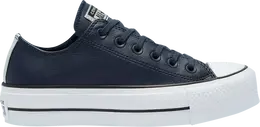 Кроссовки Converse Wmns Chuck Taylor All Star Platform Low Anodized Metals - Obsidian, синий 570453c | blue