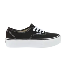 Кроссовки Authentic Platform Vans, черный vn0a3av8blk | black/true white