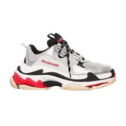 Кроссовки Balenciaga Wmns Triple S Red Silver White2019, красный 524039 w09o3 1081