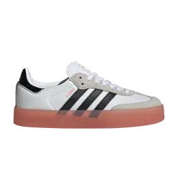 Кроссовки Adidas Wmns Sambae White Black Semi Coral, белый ji3072 | white black semi coral