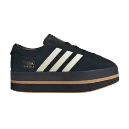 Кроссовки Adidas Wmns Gazelle Stack Black Cream Gum, черный js0239 | black cream gum