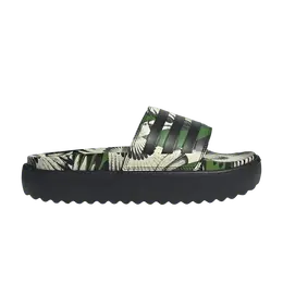 Кроссовки Adidas FARM Rio x Wmns Adilette Platform Slide Crew Green Black, зеленый ji4754 | crew green black