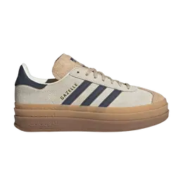 Кроссовки Adidas Wmns Gazelle Bold Cream Night Indigo, кремовый jq5126 | cream night indigo