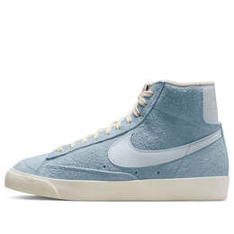 Кроссовки blazer mid '77 vintage 'blue whisper' Nike, синий dv7006-400 | blue whisper/sail/black/grey