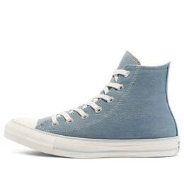 Кроссовки chuck taylor all star platform high 'digital powder - washed denim' Converse, голубой 571076c | light blue