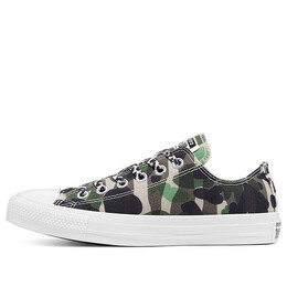 Кроссовки chuck taylor all star low top camo-green Converse, зеленый 570780c | green