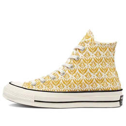 Кроссовки chuck 70 high 'summer spirit - gold dart' Converse, желтый 571920c | light yellow/white
