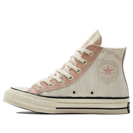 Кроссовки chuck 70 striped high 'terry cloth' Converse, бежевый 572701c | cream/pink