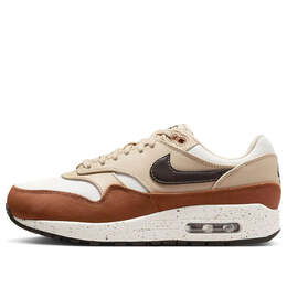 Кроссовки air max 1 '87 'velvet brown' Nike, бежевый fz3621-220 | beige/white/brown