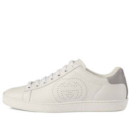 Кроссовки ace 'interlocking g - white grey' Gucci, белый 598527-ayo70-9094 | white