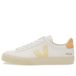 Кроссовки campo chromefree leather 'white sun peach' Veja, белый cp0503140a | white/sun/peach