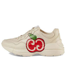 Кроссовки rhyton 'gg apple - ivory' Gucci, бежевый 609343-drw00-9522 | cream