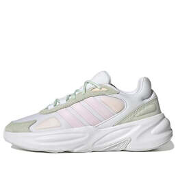 Кроссовки ozelle cloudfoam lifestyle running shoes 'white almost pink' Adidas, белый gx1729 | cloud white / almost pink / bliss orange