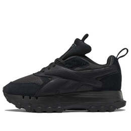 Кроссовки classic leather v2 x cardi b 'core black' Reebok, черный gy1942 | core black