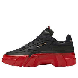 Кроссовки club c cardi b 'black vector red' Reebok, черный h05179 | core black/vector red/rose gold