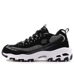 Кроссовки d lites low-top running shoes black/white Skechers, черный 66666036-bkw | black/white
