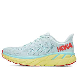 Кроссовки clifton 7 'morning mist hot coral' Hoka One One, мультиколор 1110509-mmhc | morning mist/hot coral