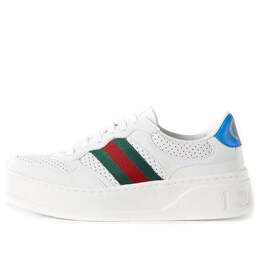 Кроссовки chunky gg web sneaker 'white blue' Gucci, белый 670415-upg10-9060 | white/white/green/blue
