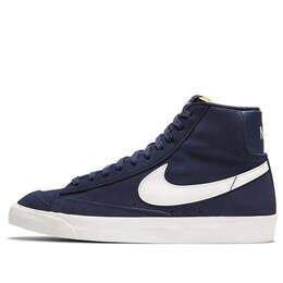 Кроссовки blazer mid '77 'navy suede' Nike, синий db5461-400 | blue/white