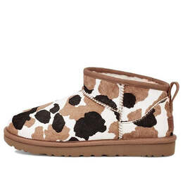 Кроссовки classic ultra mini 'cow print' Ugg, мультиколор 1123630-che | cow print/chestnut