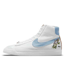 Кроссовки blazer mid '77 se 'indigo' Nike, белый dc9265-100 | white/obsidian/multi-color