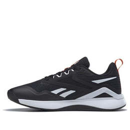Кроссовки nanoflex tr 2.0 'core black white' Reebok, черный hr0415 | core black / pure grey 6 / cloud white