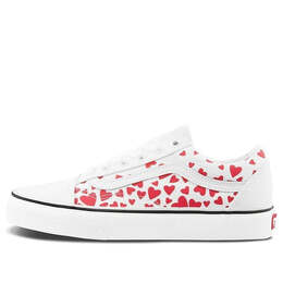 Кроссовки old skool 'valentine hearts' Vans, белый vn0a3wkt4s0 | white/red